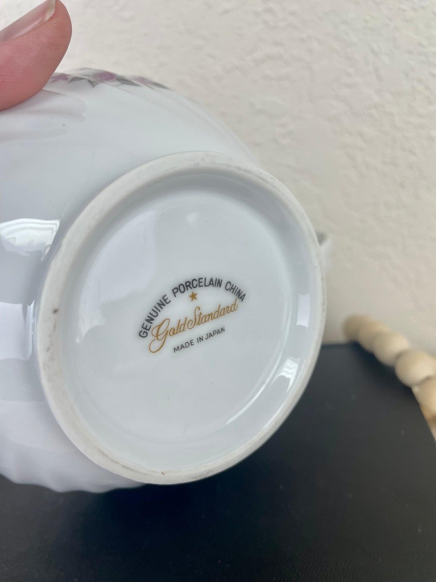 Vintage Porcelain Gold Standard China Sugar Dish