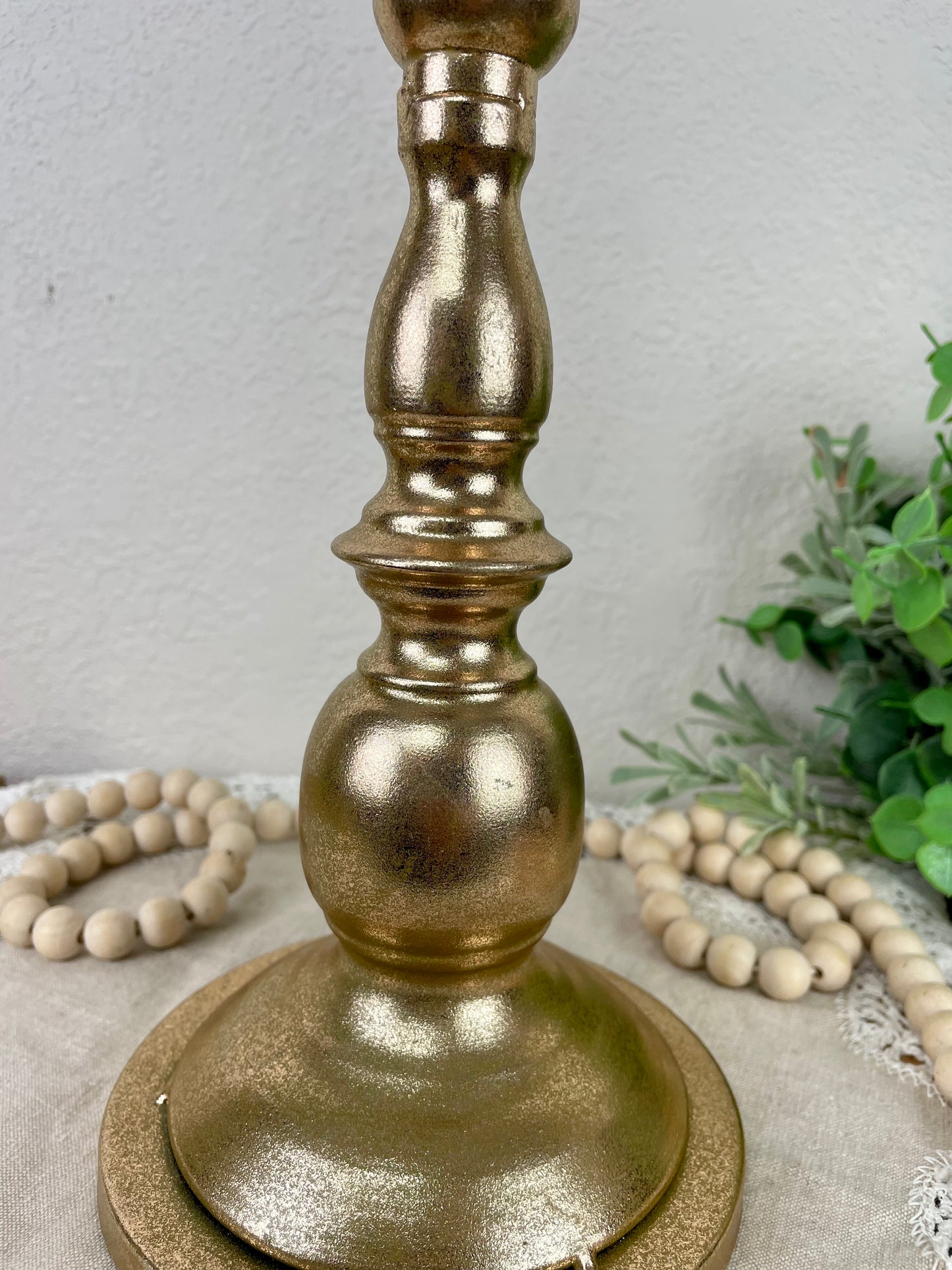 Metal Gold Candlestick