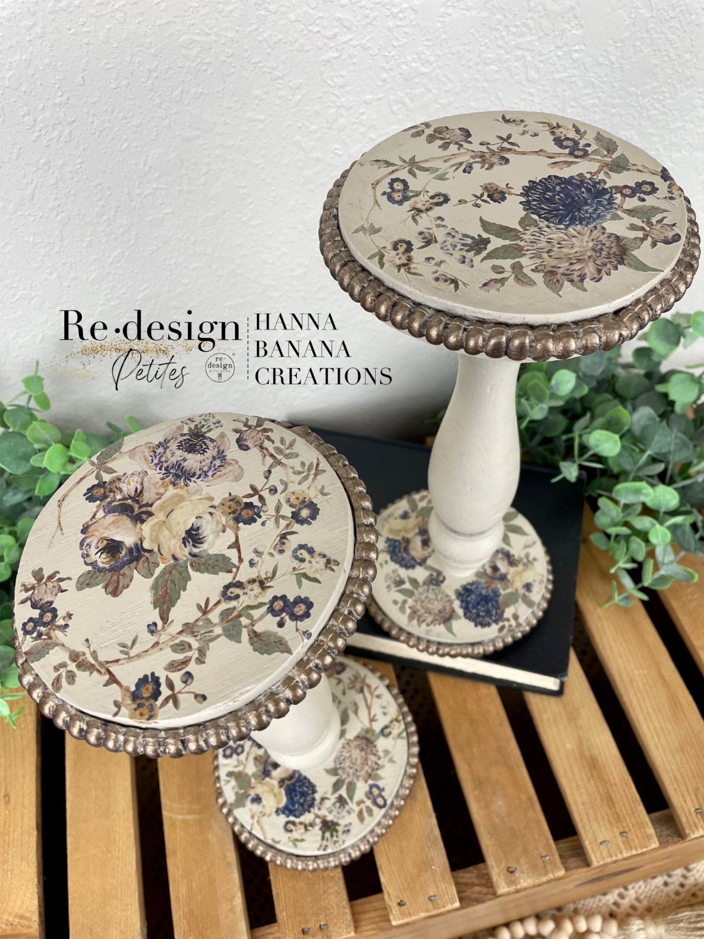 Handmade Upcycled Candle Holder Set
