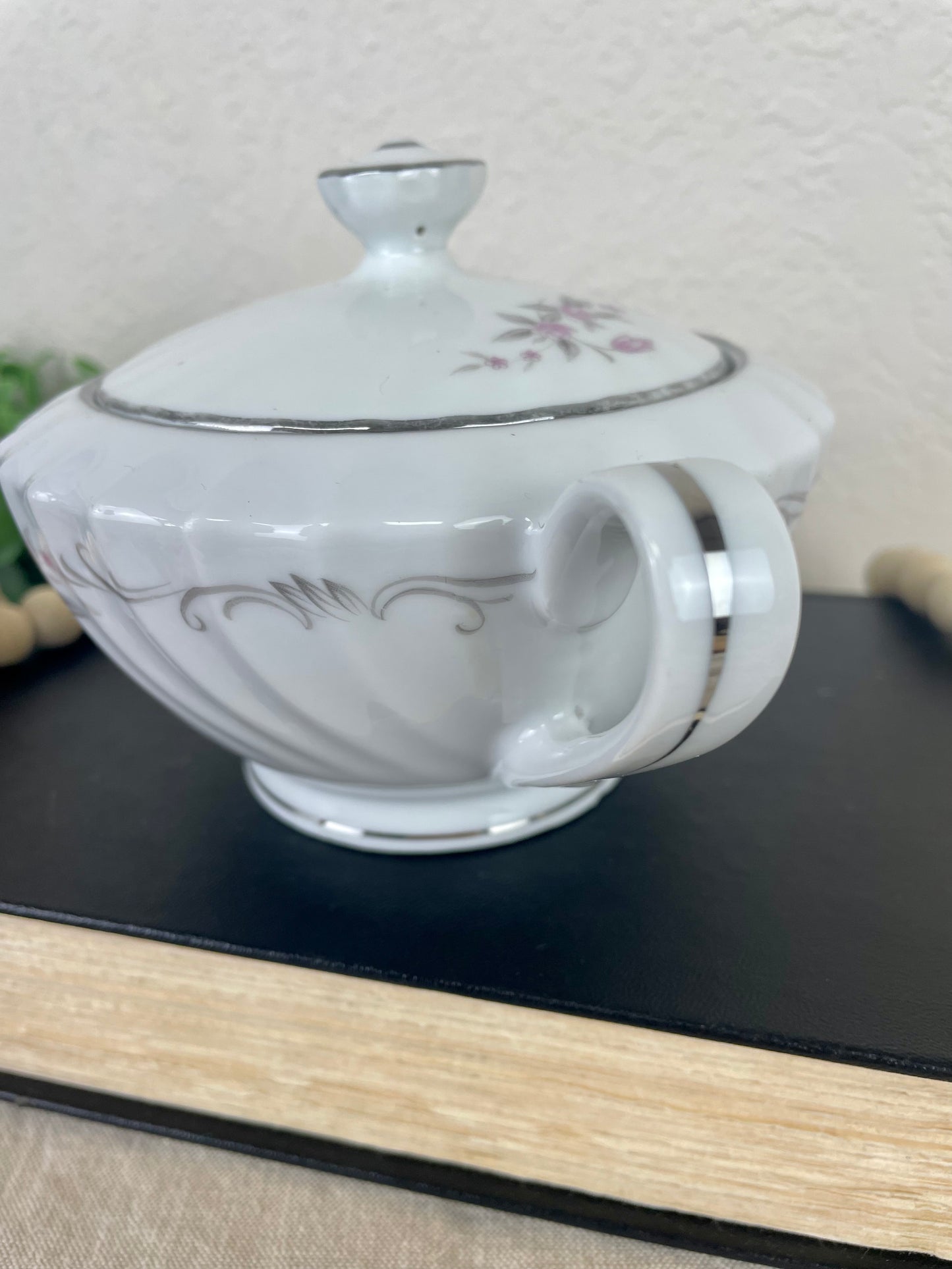 Vintage Porcelain Gold Standard China Sugar Dish