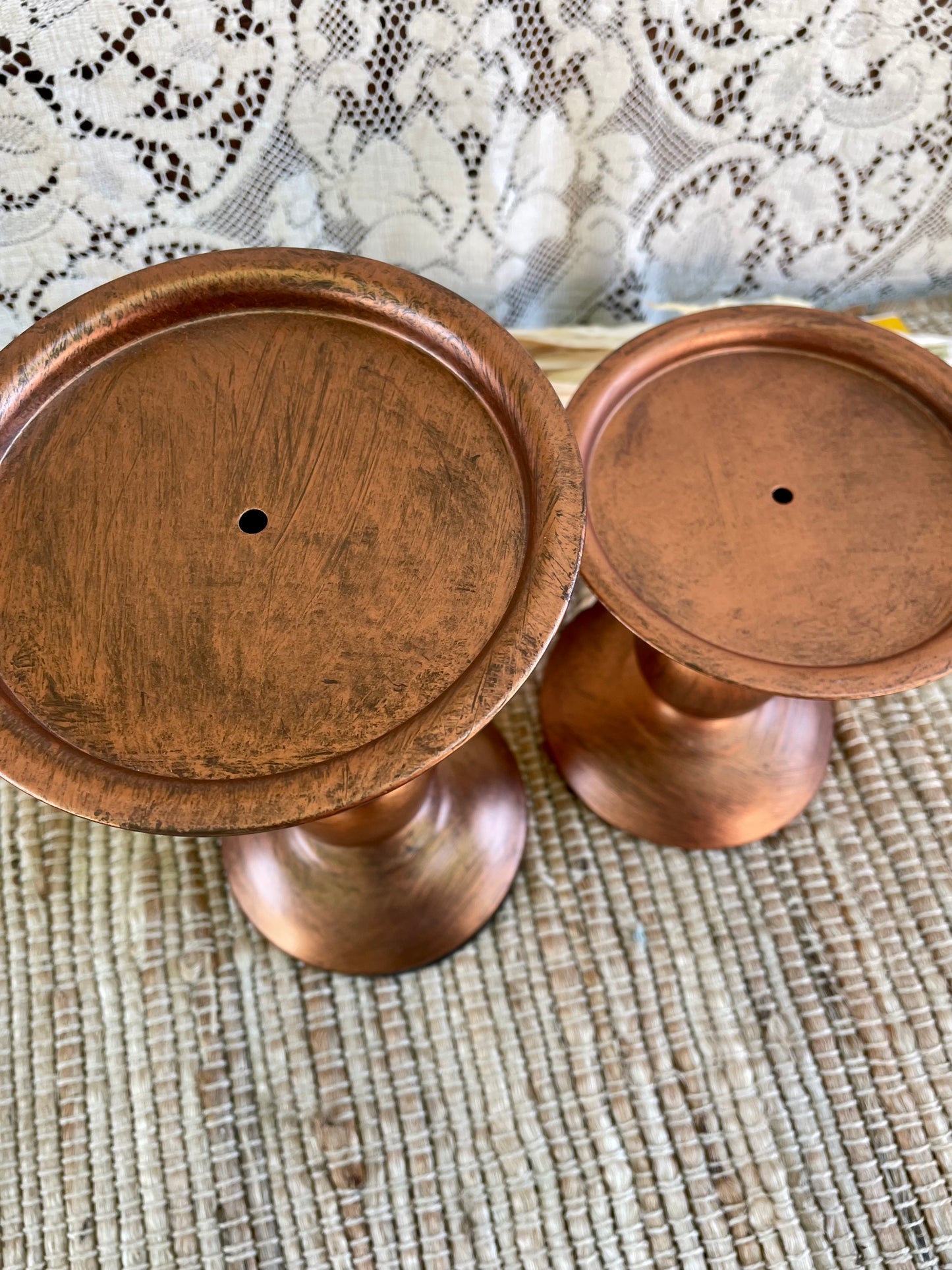 Metal Candle Holder Set