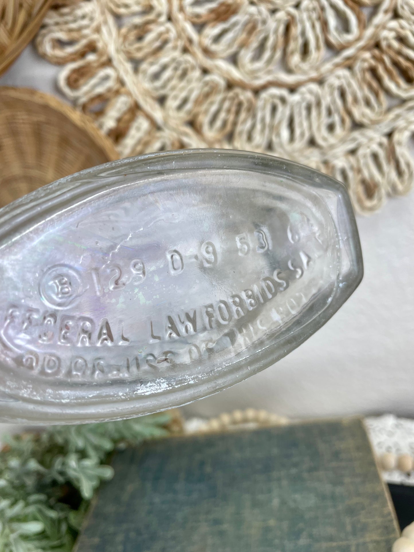 Vintage Schenley Liquor Decanter Bottle