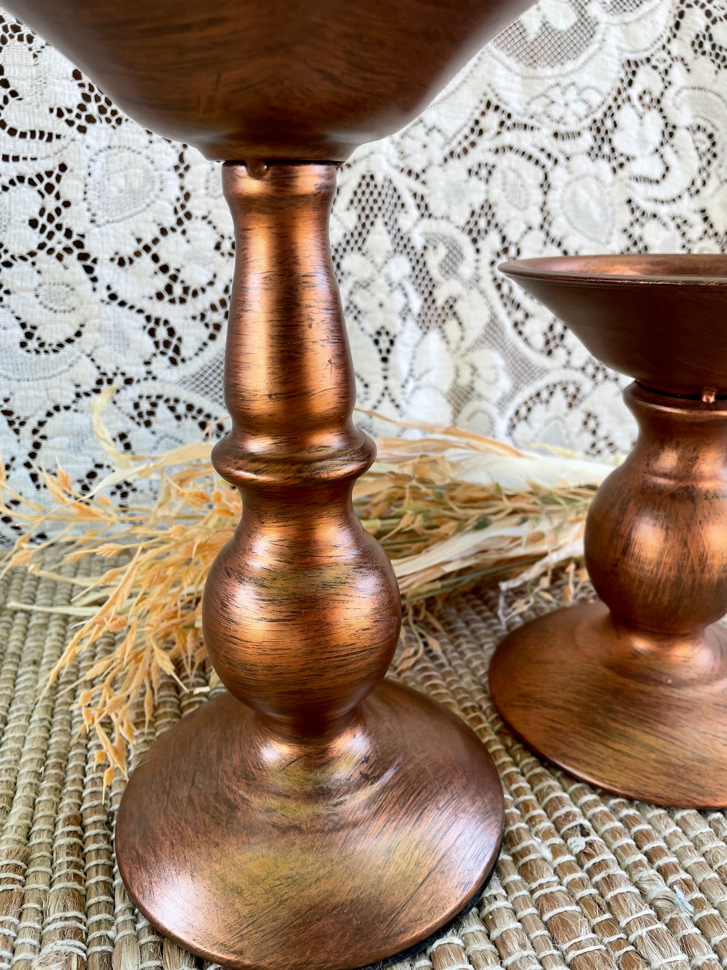 Metal Candle Holder Set