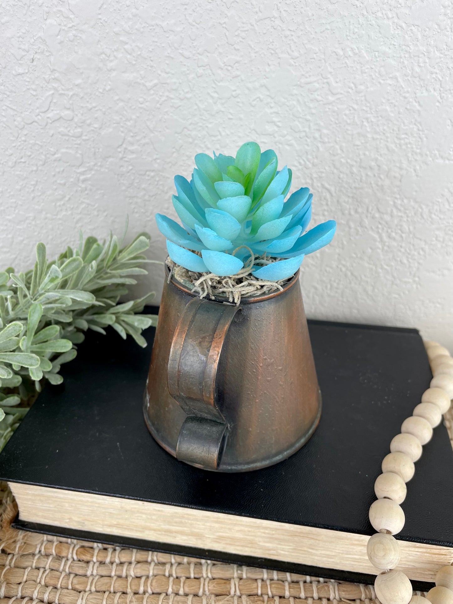 Handmade Faux Succulent Planter
