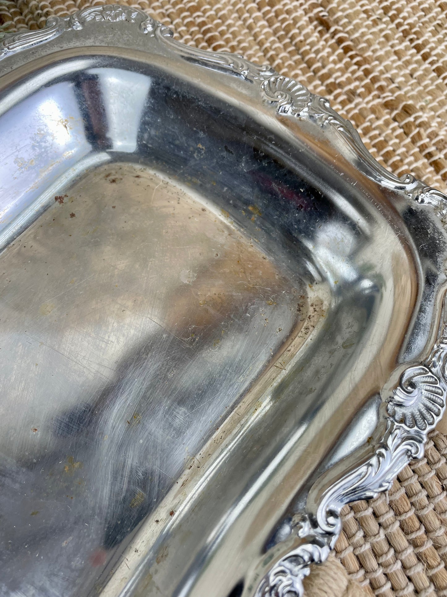 Vintage Shelton Ware Silver Serving Platter