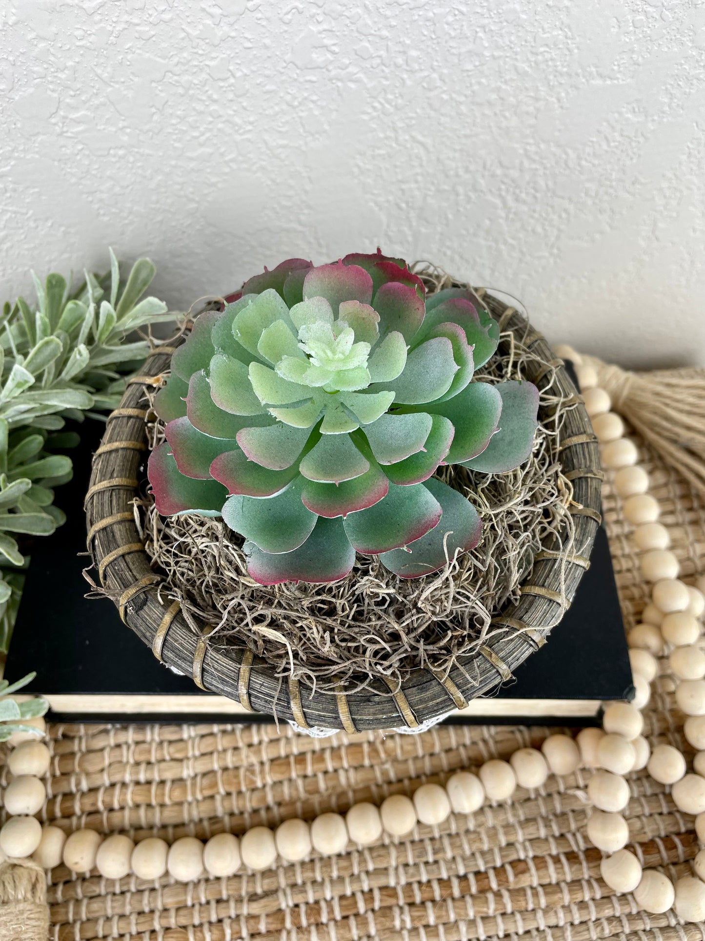 Handmade Succulent Basket