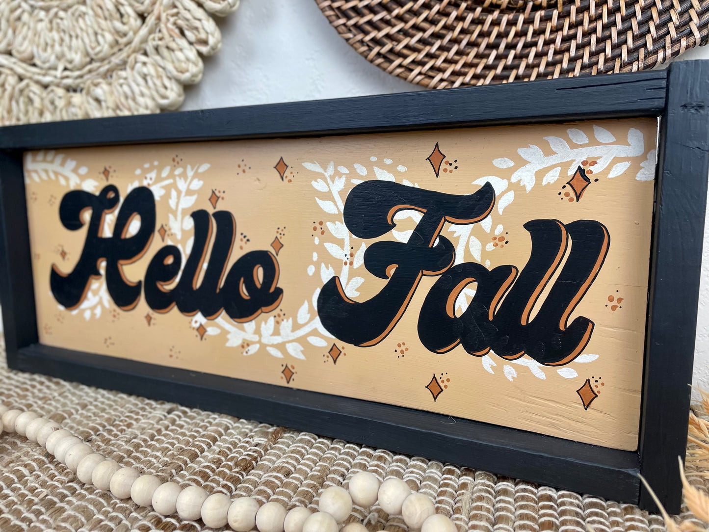 Handmade Reclaimed Wood “Hello Fall” Sign