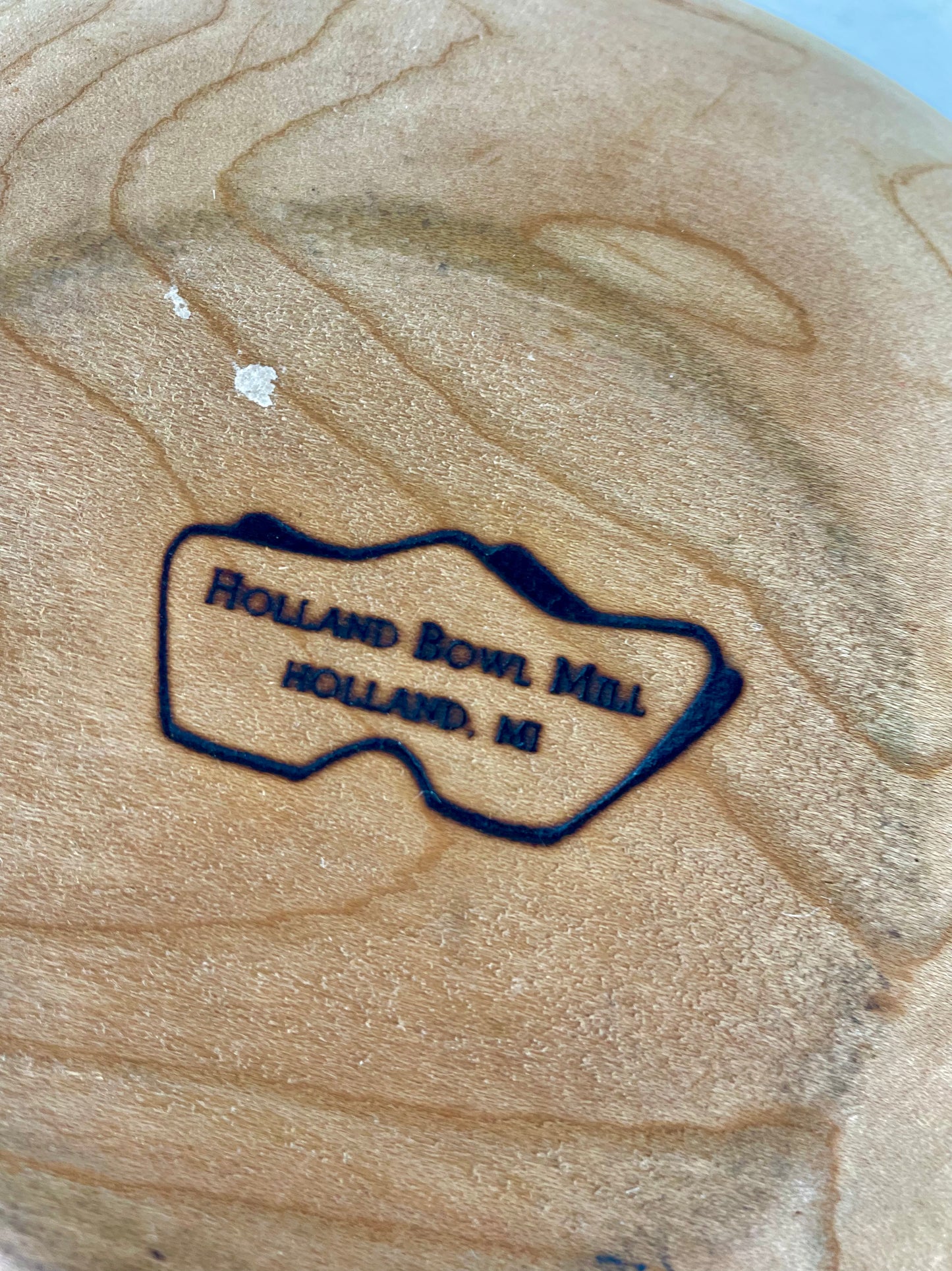 Vintage Handmade Wood Bowl