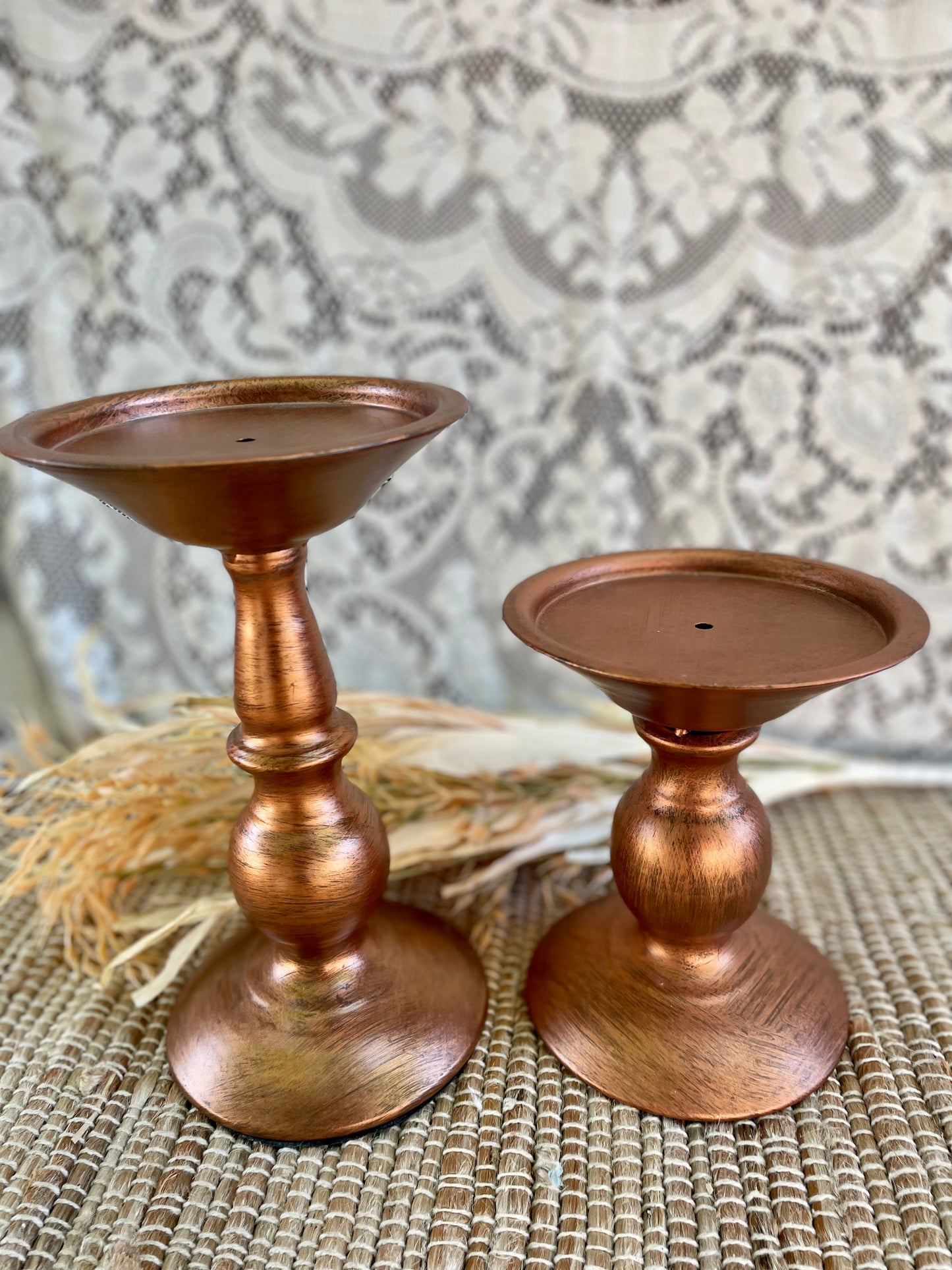 Metal Candle Holder Set