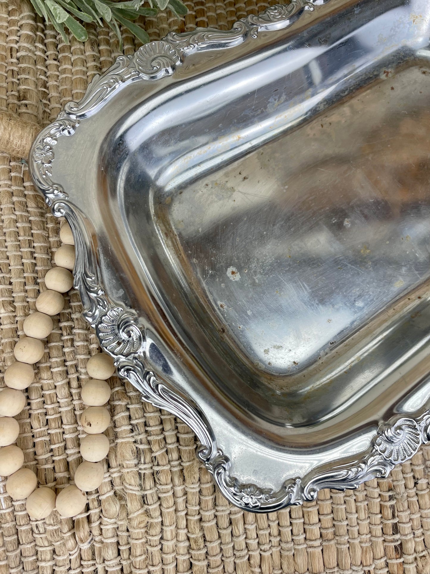 Vintage Shelton Ware Silver Serving Platter