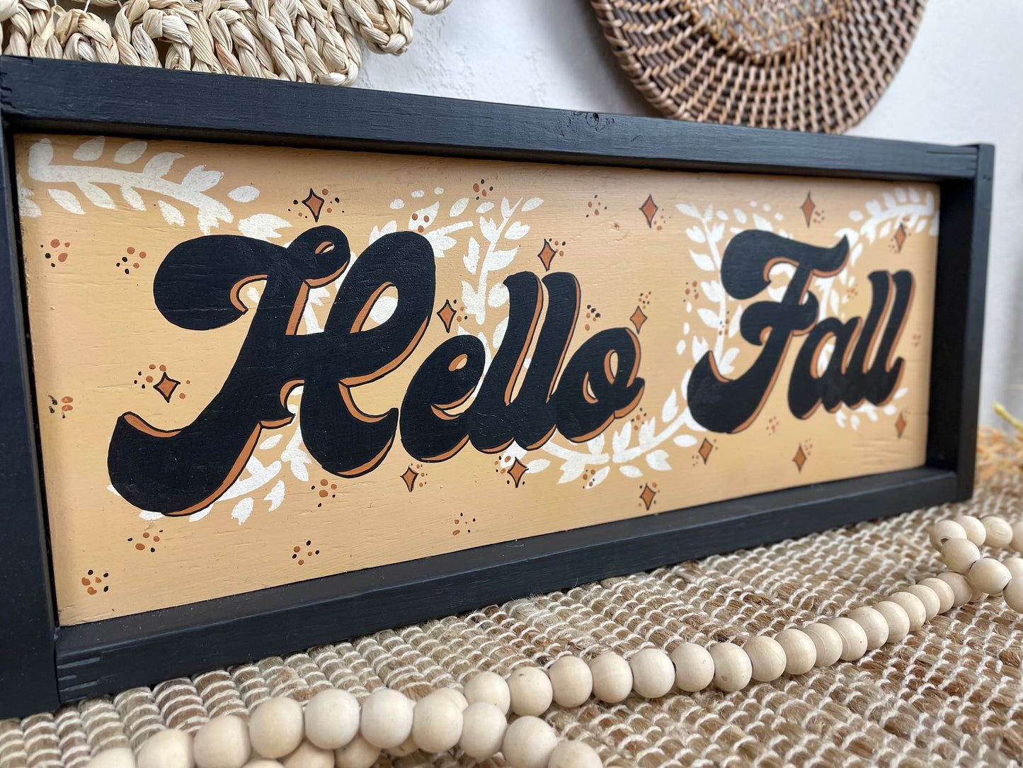 Handmade Reclaimed Wood “Hello Fall” Sign