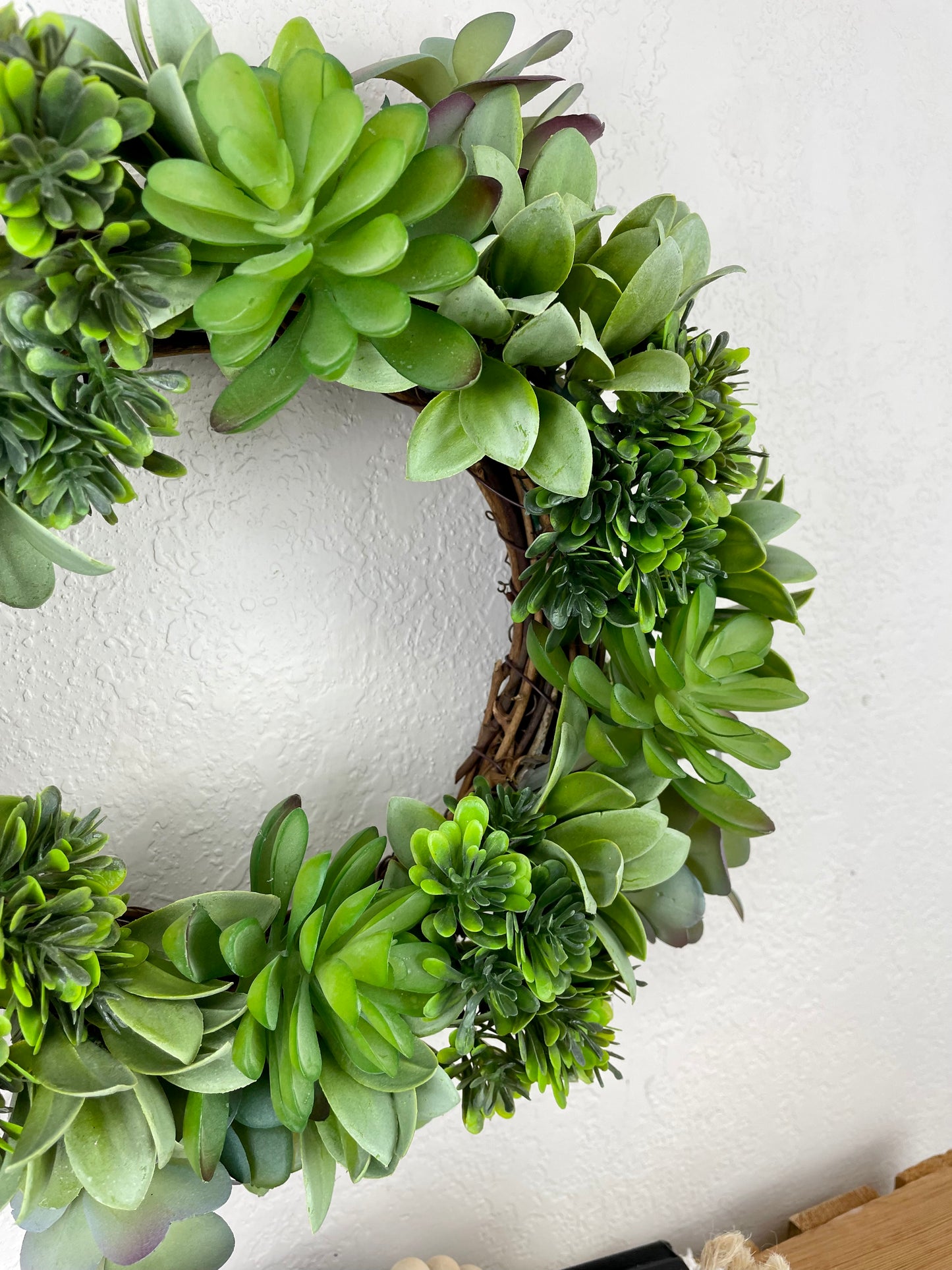 Mini Succulent Wreath