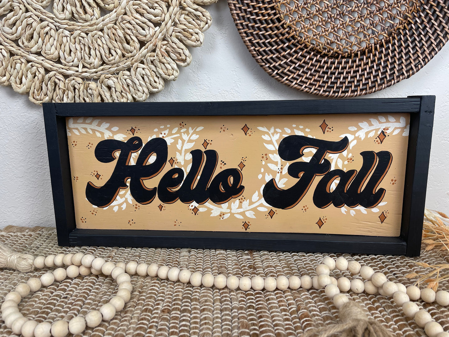 Handmade Reclaimed Wood “Hello Fall” Sign