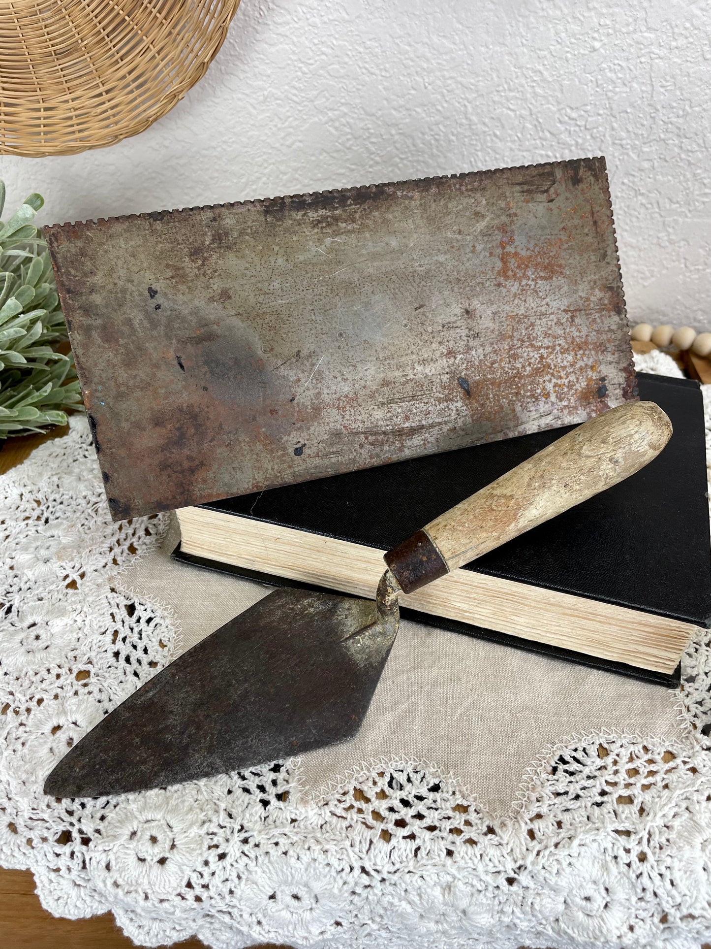 Vintage Rustic Hand Tool Set