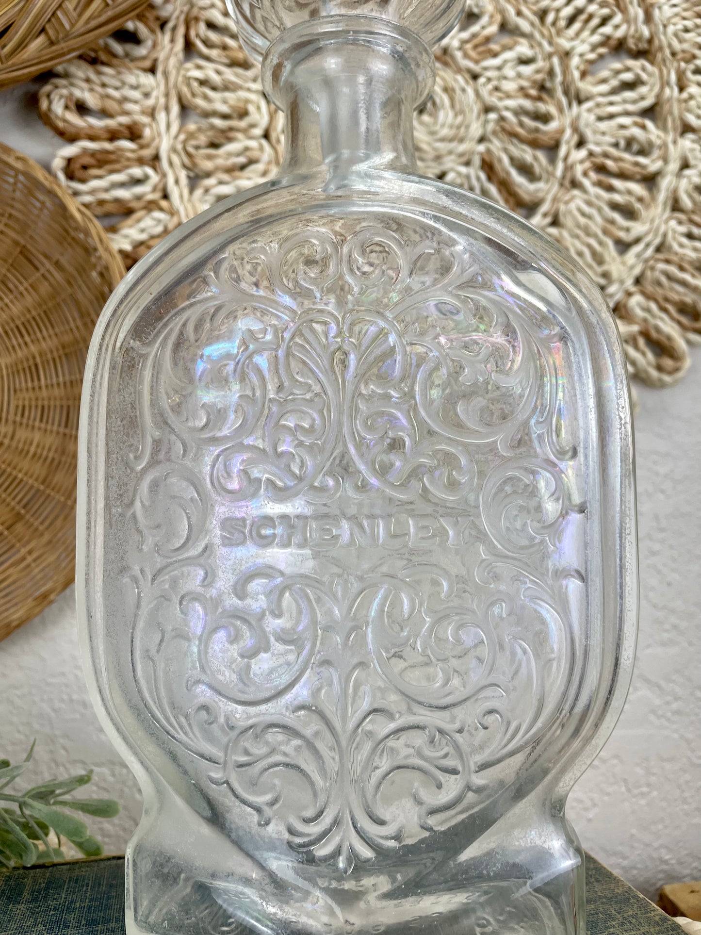 Vintage Schenley Liquor Decanter Bottle