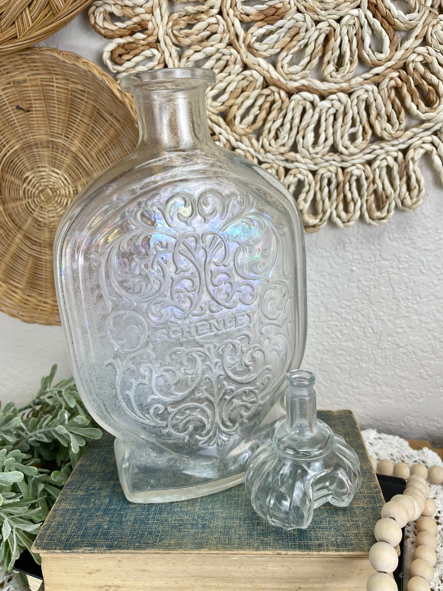 Vintage Schenley Liquor Decanter Bottle