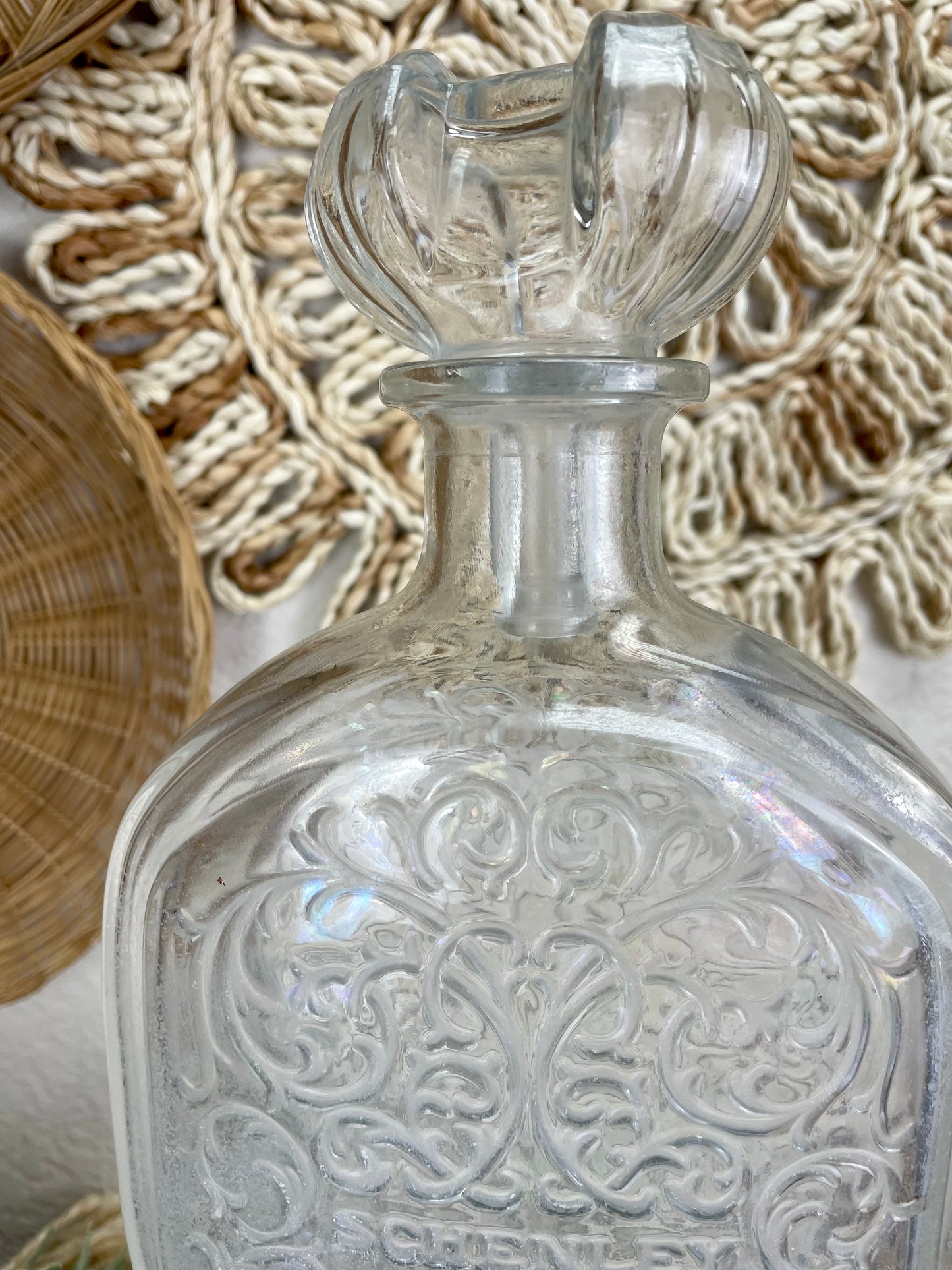 Vintage Schenley Liquor Decanter Bottle