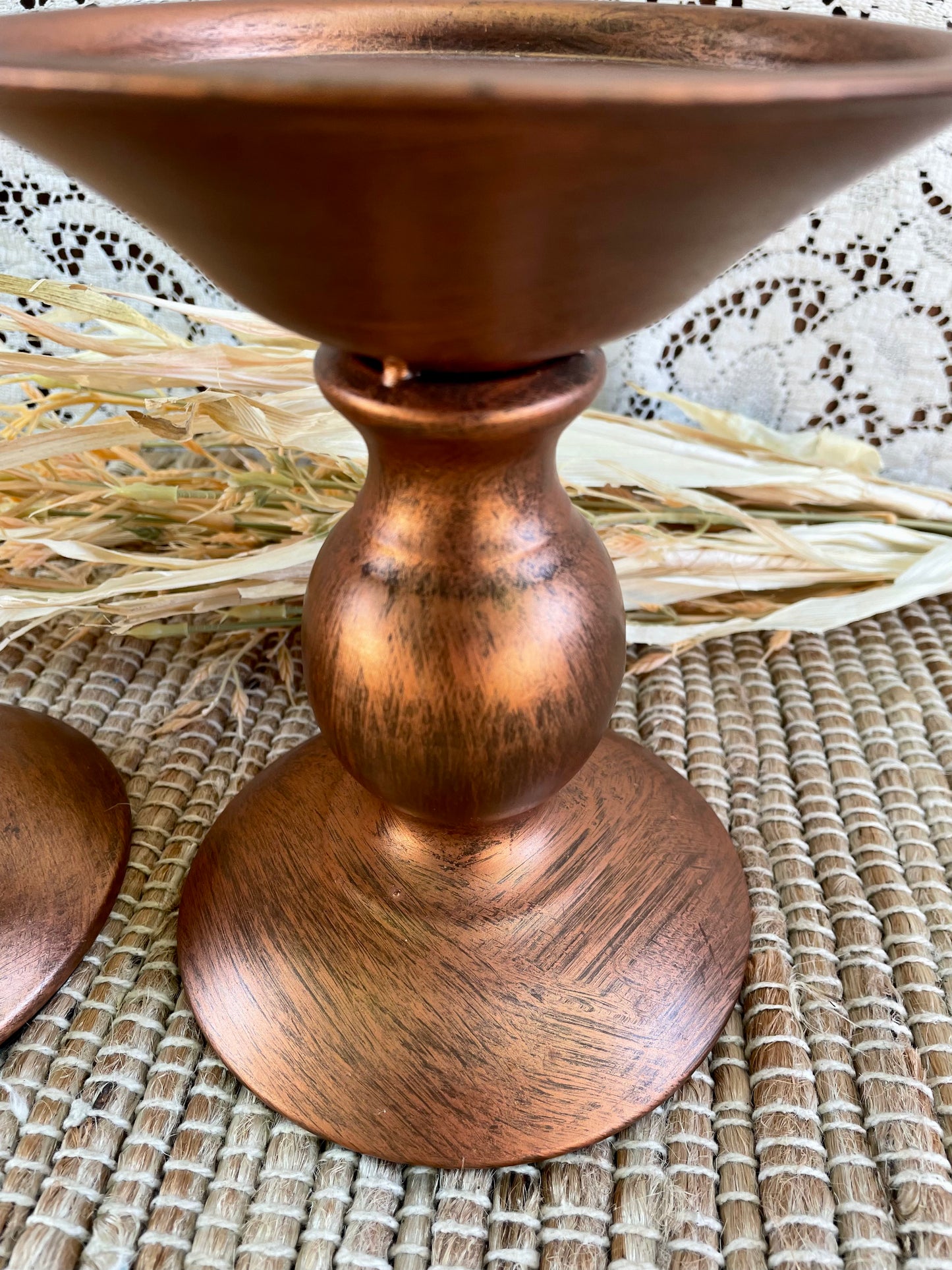 Metal Candle Holder Set
