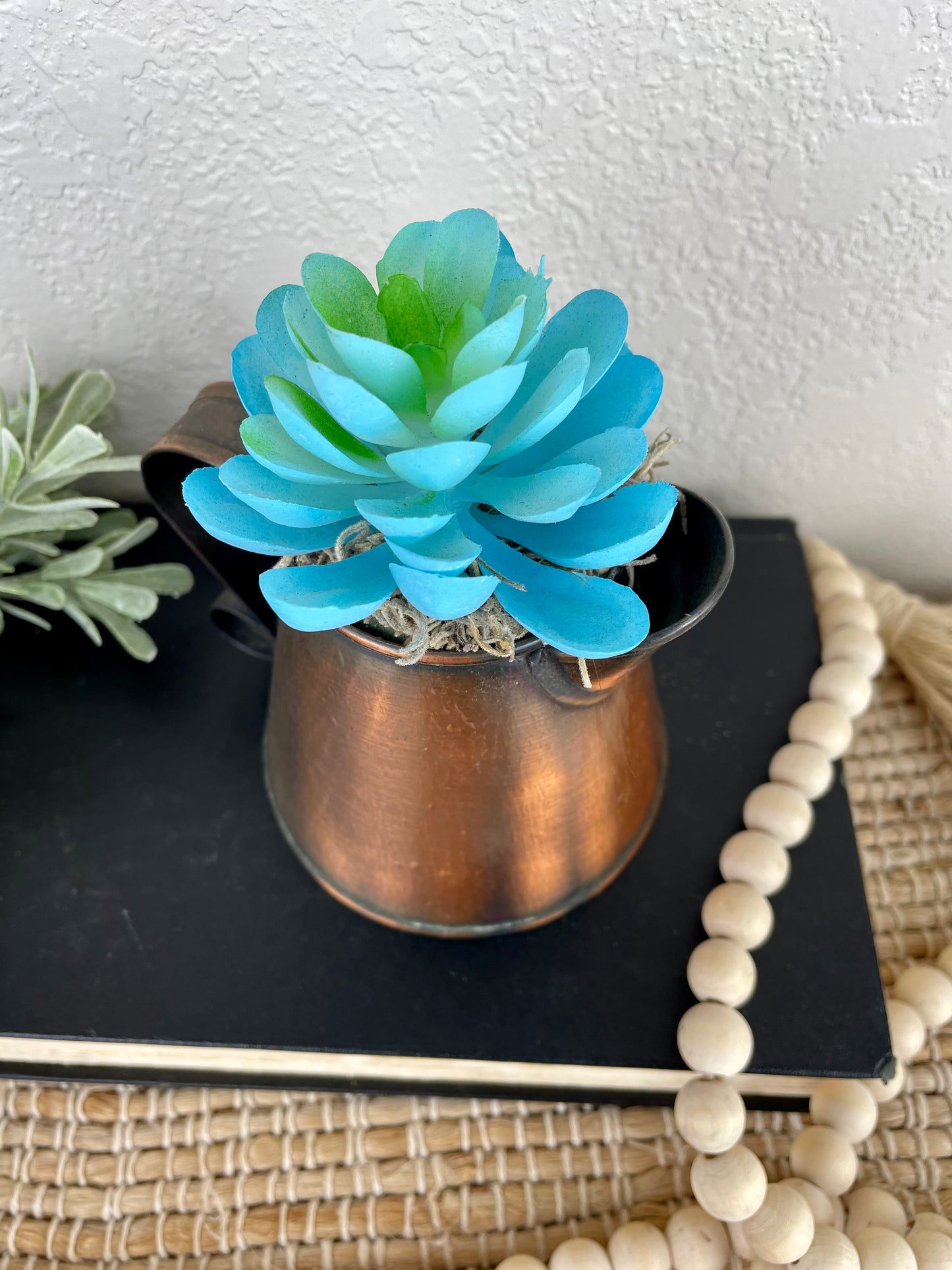 Handmade Faux Succulent Planter