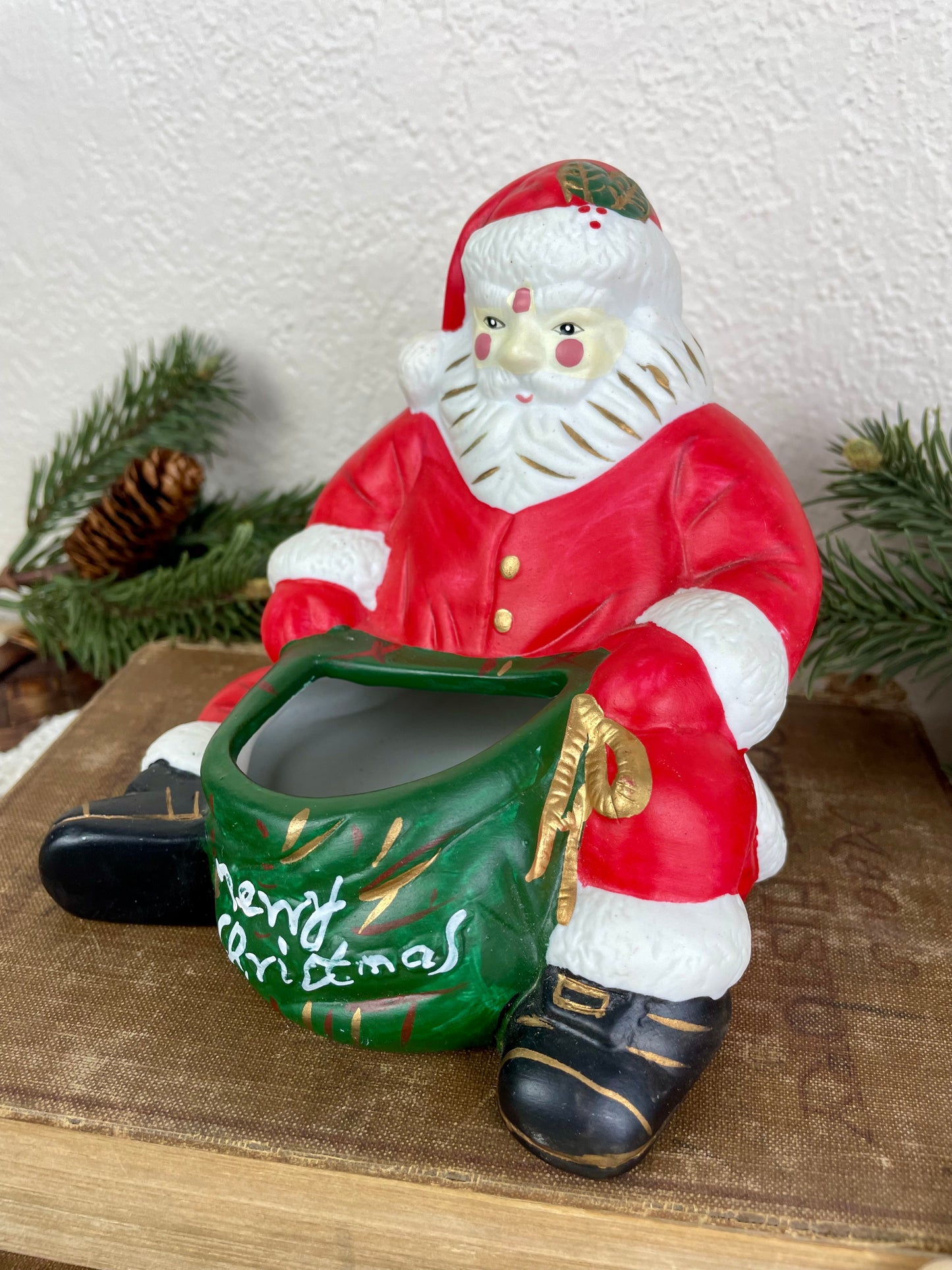 Vintage Ceramic Santa Figurine