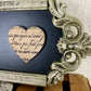 Upcycled Wall Art with Wooden Hearts