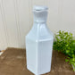 Vintage White Porcelain Cruet with Stopper