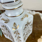 Vintage Porcelain Apothecary Bottle with Lid