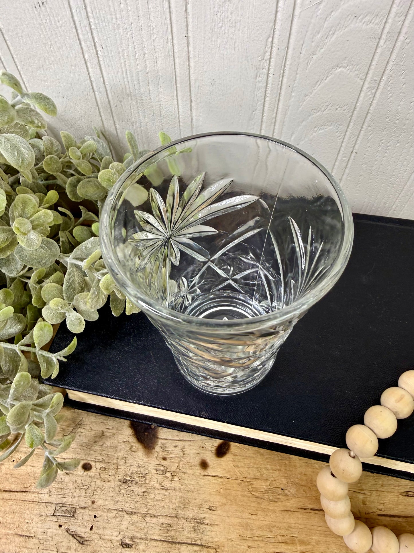 Vintage Anchor Hocking Prescut Juice Glass