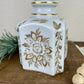 Vintage Porcelain Apothecary Bottle with Lid