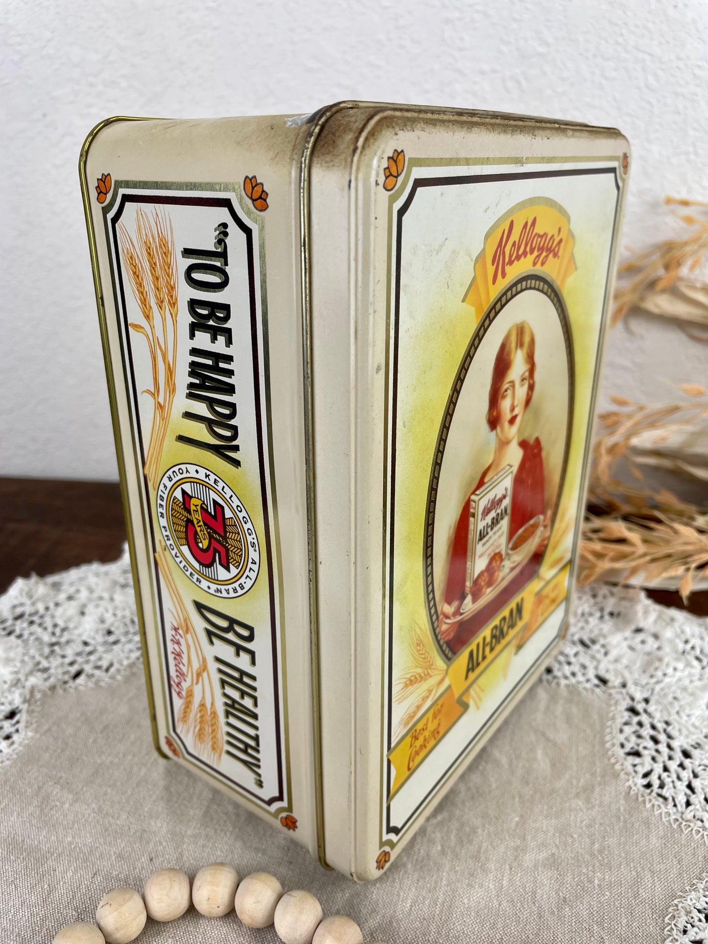 Vintage Kellogg’s 75th Anniversary Tin