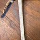 Handmade Spindle Flag with Stripe Pattern