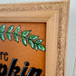 Handmade Upcycled Fall Sign- “Hey There Pumpkin”
