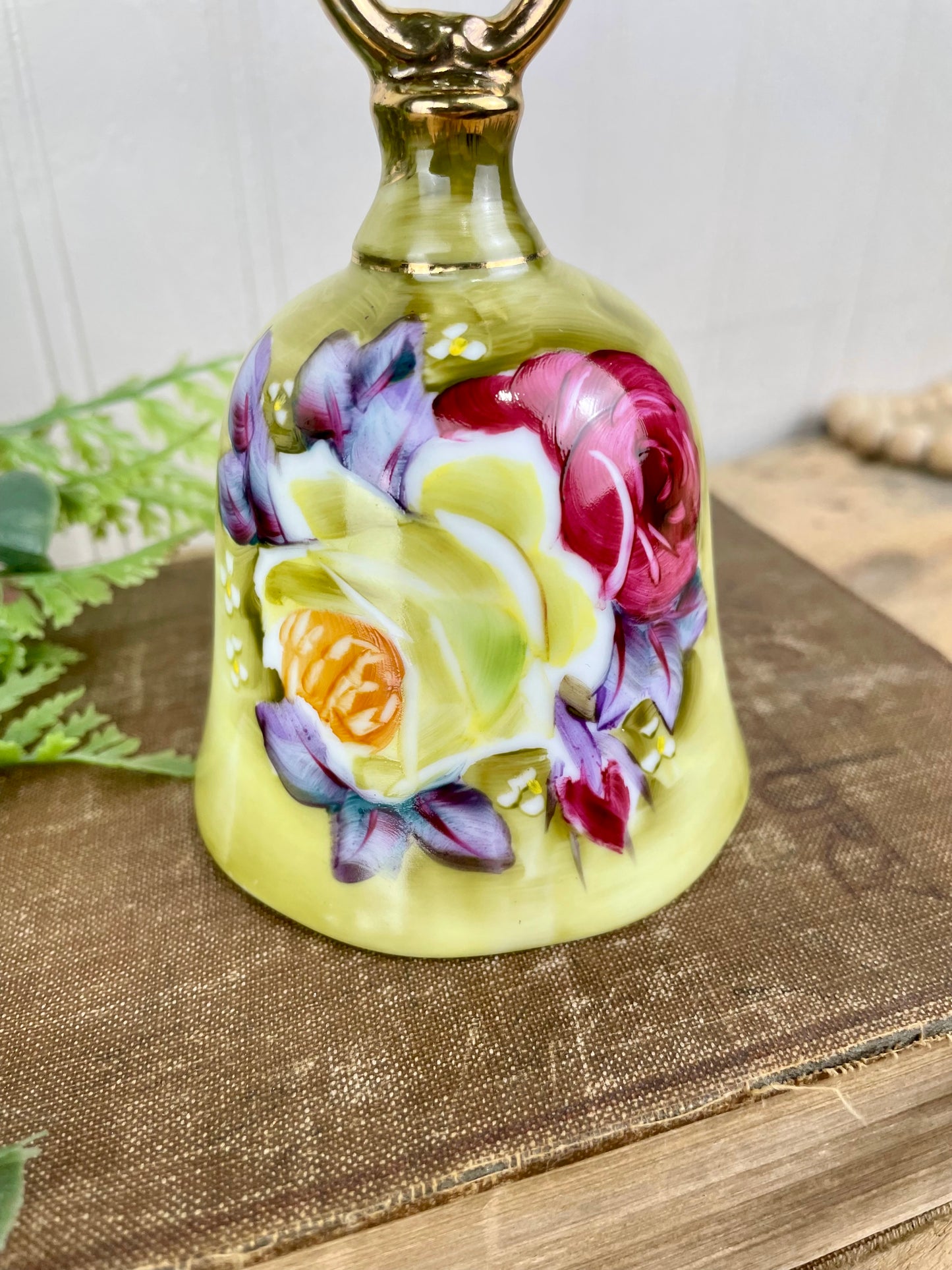 Vintage Hand Painted Nippon Ceramic Bell