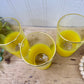 Vintage Mid-Century Blendo Glass Tumbler Set of 3