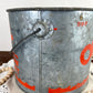 Vintage “Old Pal” Galvanized Minnow Bucket