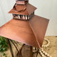 Copper Tea Light Candle Lantern