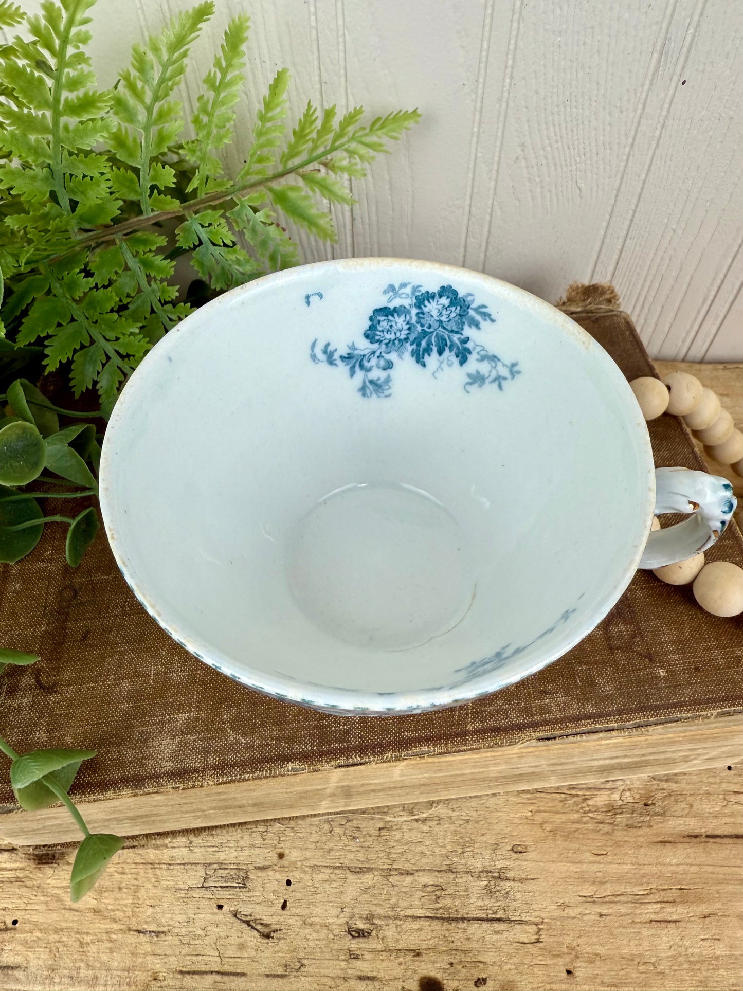 Vintage Alfred Meakin Blue & White Glenmere Teacup