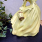 Vintage Chalkware Southern Belle Figurine
