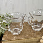 Vintage Imperial Glass Candlewick Creamer and Sugar Set