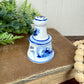 Vintage Hand Painted Delft Porcelain Figurine from Pella, Iowa