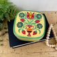 Vintage Folk Art Cookie Tin