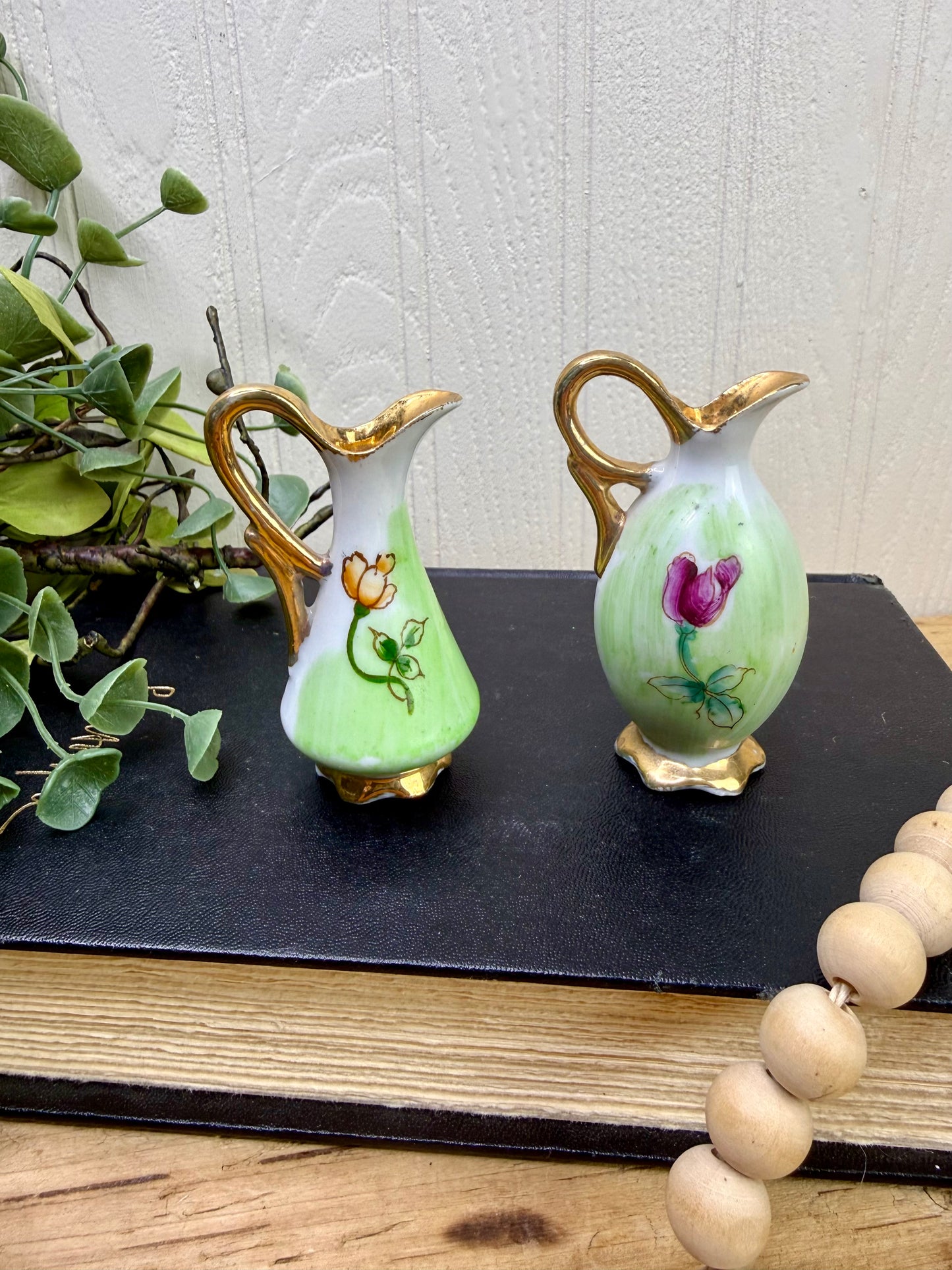 Vintage Ucagco Miniature PorcelainPitcher Set