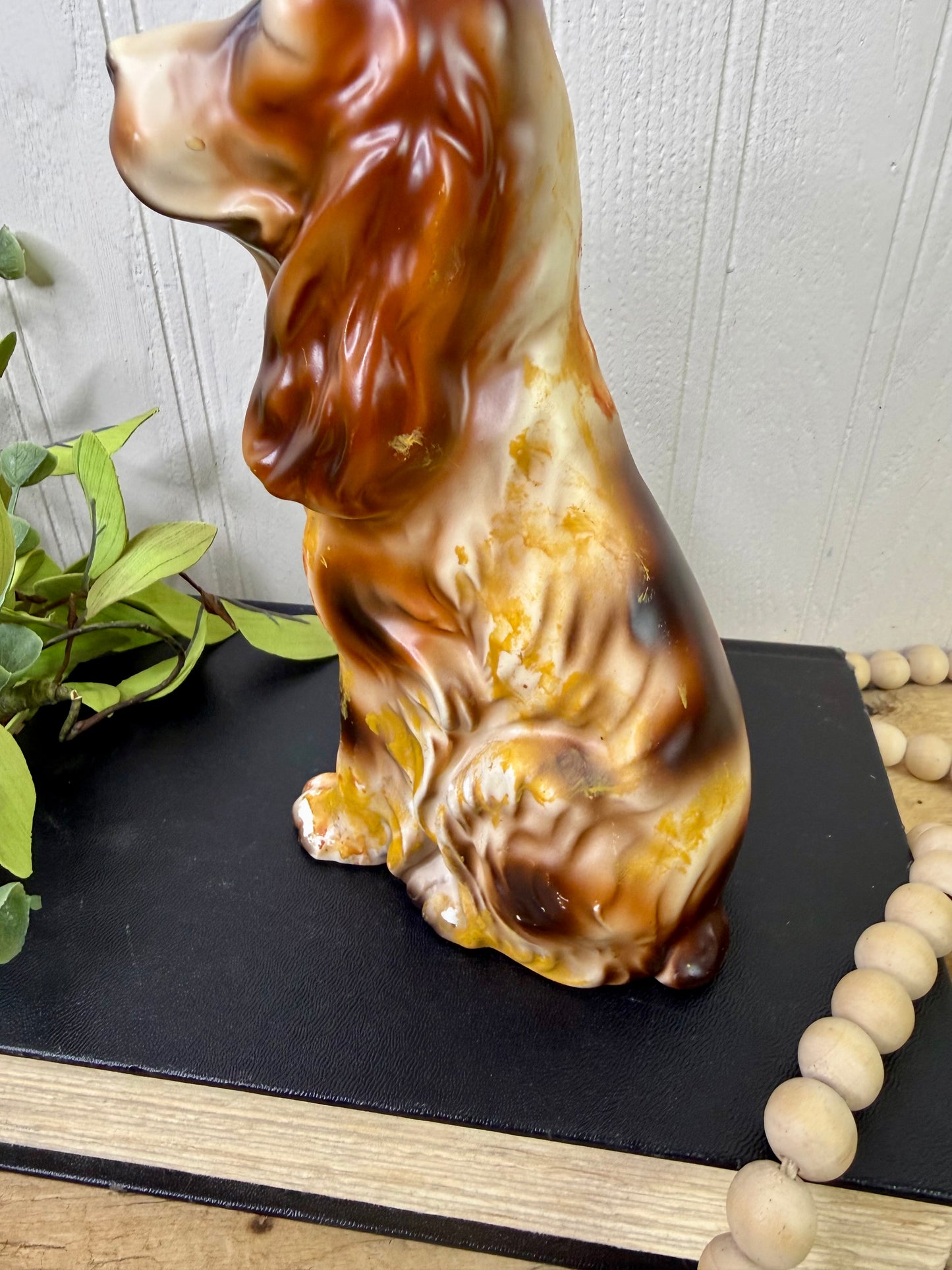 Vintage Ceramic Cocker Spaniel Figurine