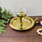 Vintage PartyLite Brass Nautical Gimbal Candle Holder