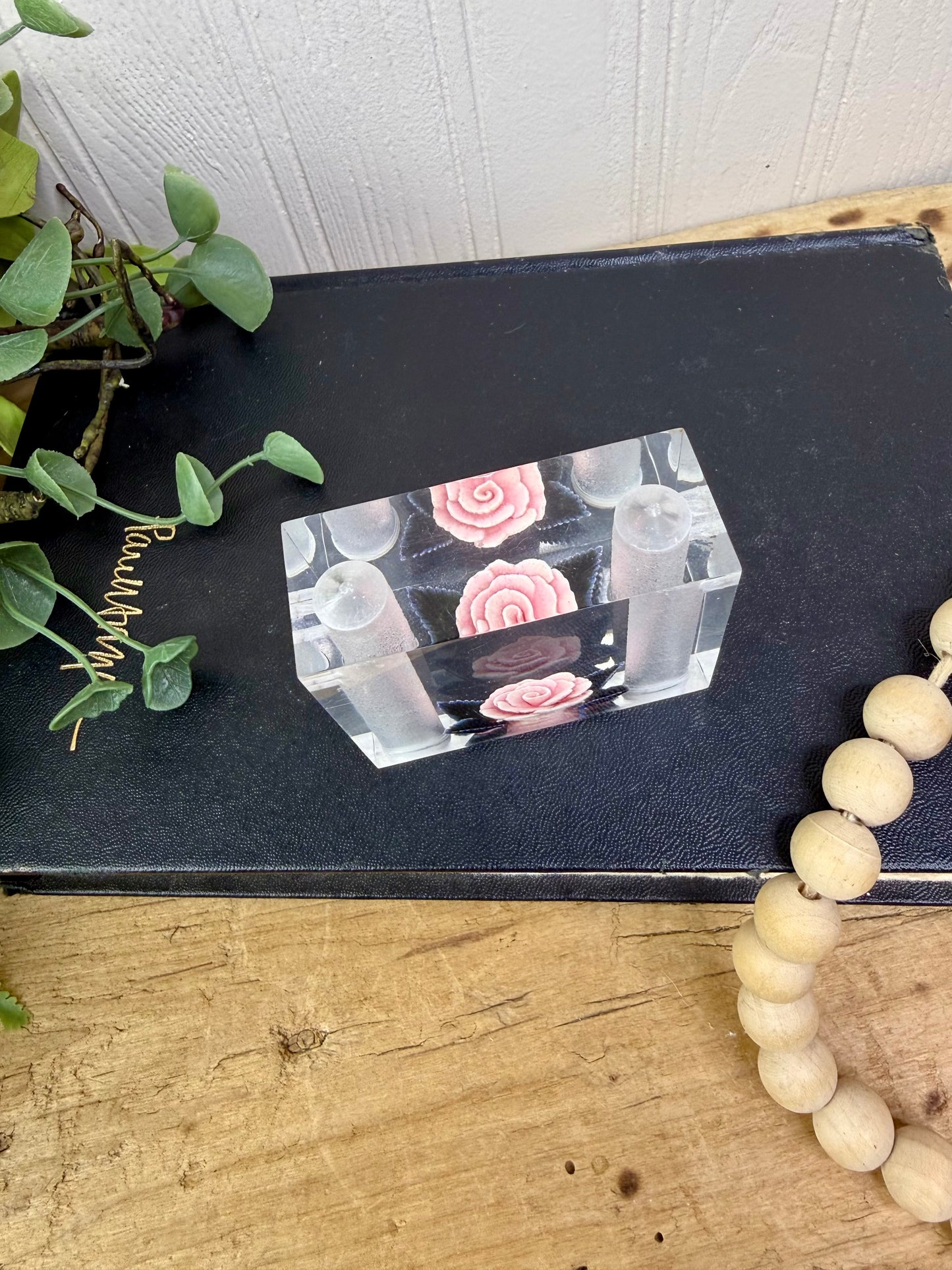 Vintage 1950’s Lucite Salt & Pepper Shaker