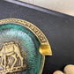 Vintage Solid Brass Ashtray from Israel