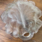 Vintage Indiana Glass Pebble Leaf Divided Relish Dish