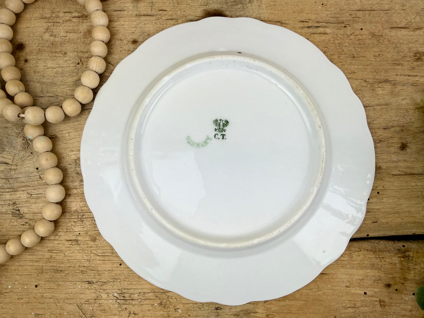 Antique C.T. Altwasser German Porcelain Plate