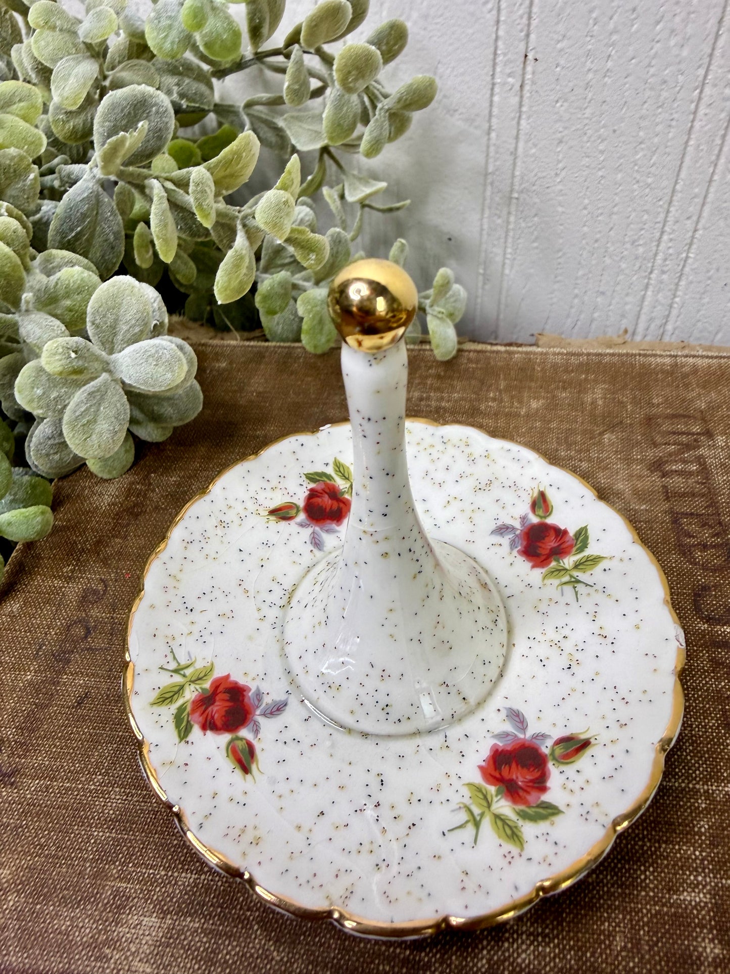 Vintage Porcelain Ring Holder