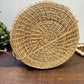 Vintage Hand Woven Hanging Basket with Lid